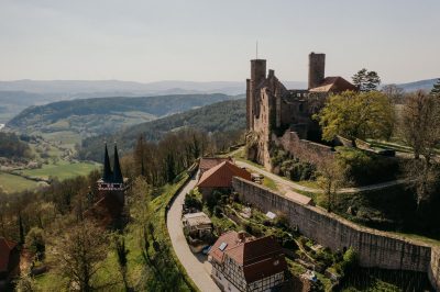 Luftbilder Burg Hanstein